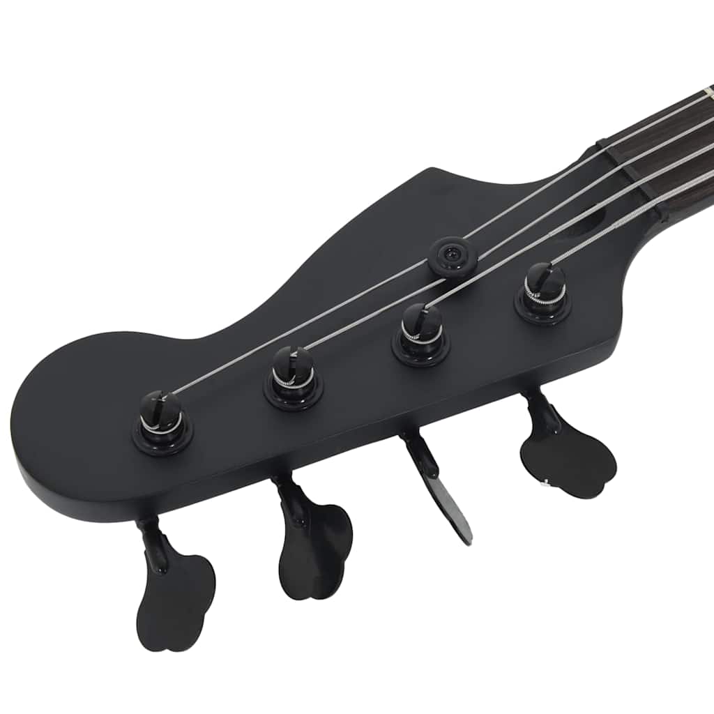 Električna bas gitara za početnike s torbom crna 4/4 46 "