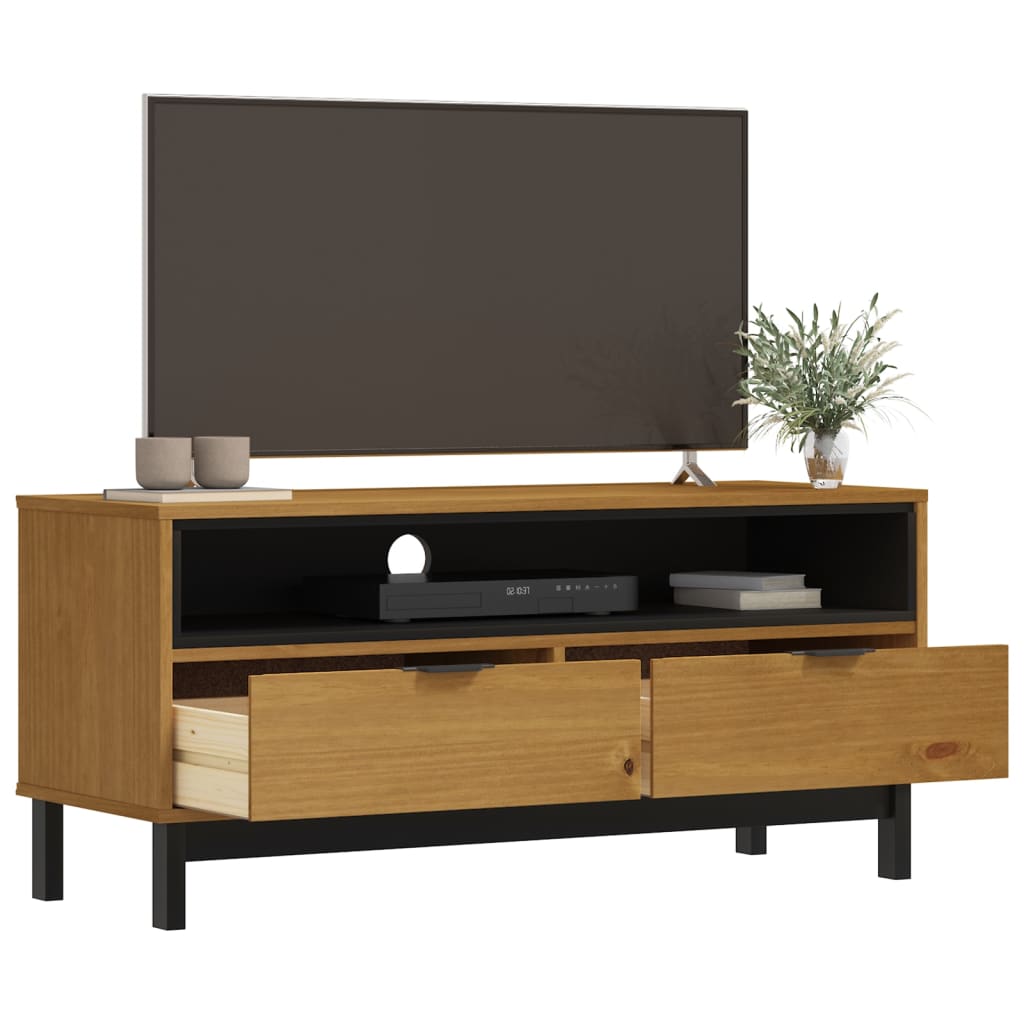 TV ormarić FLAM 110 x 40 x 50 cm od masivne borovine