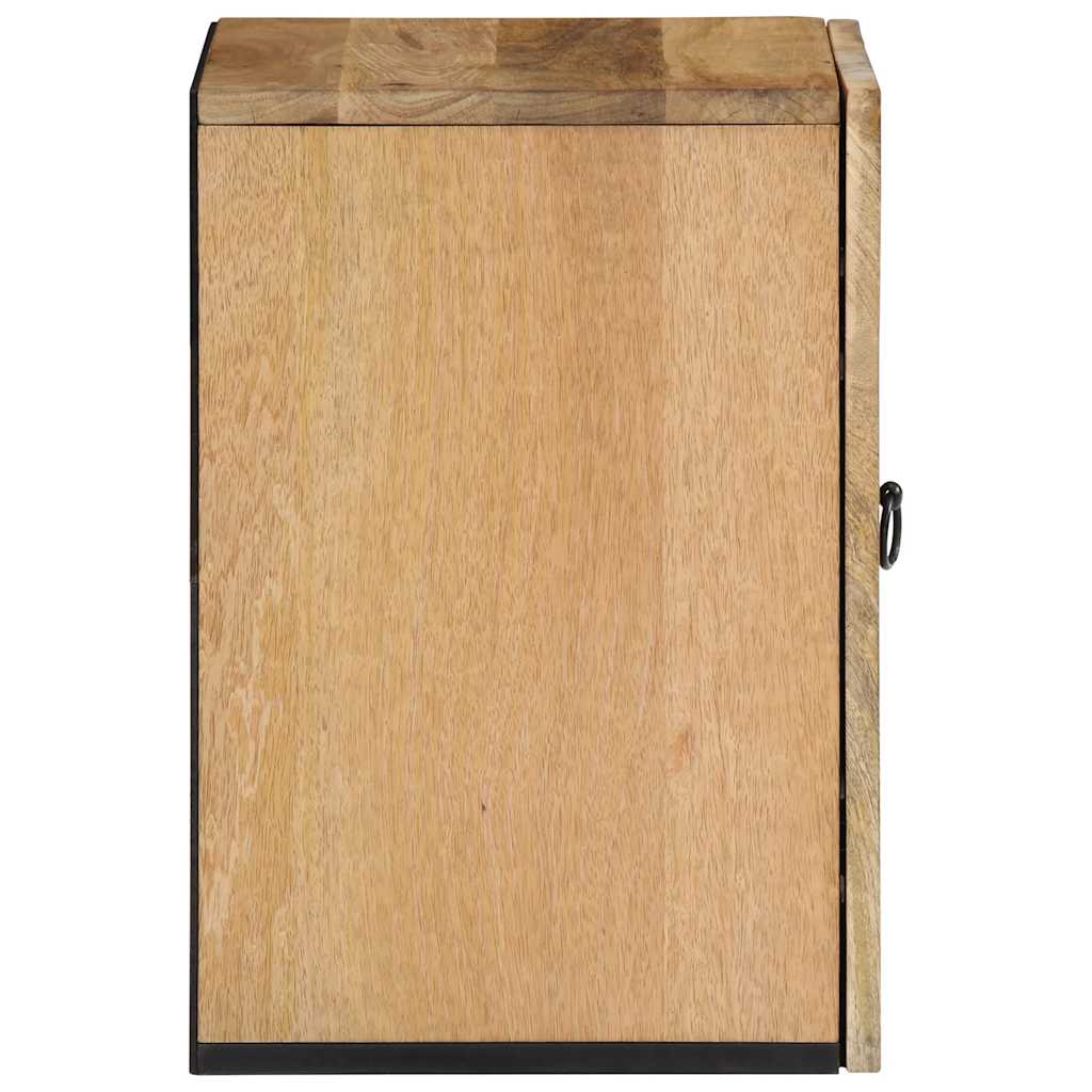 Kupaonski zidni ormarić 38 x 33 x 48 cm od masivnog drva manga
