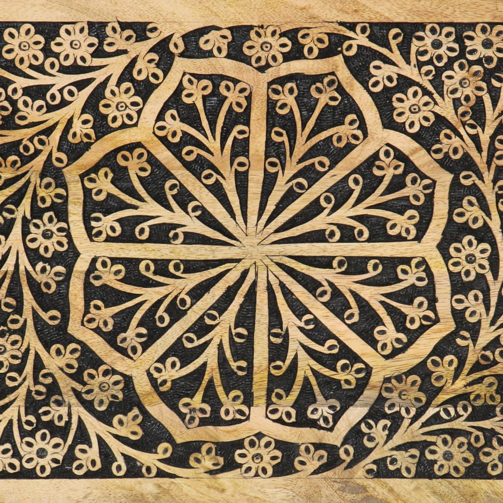 Bočni ormarić 80 x 33 x 75 cm od masivnog drva manga