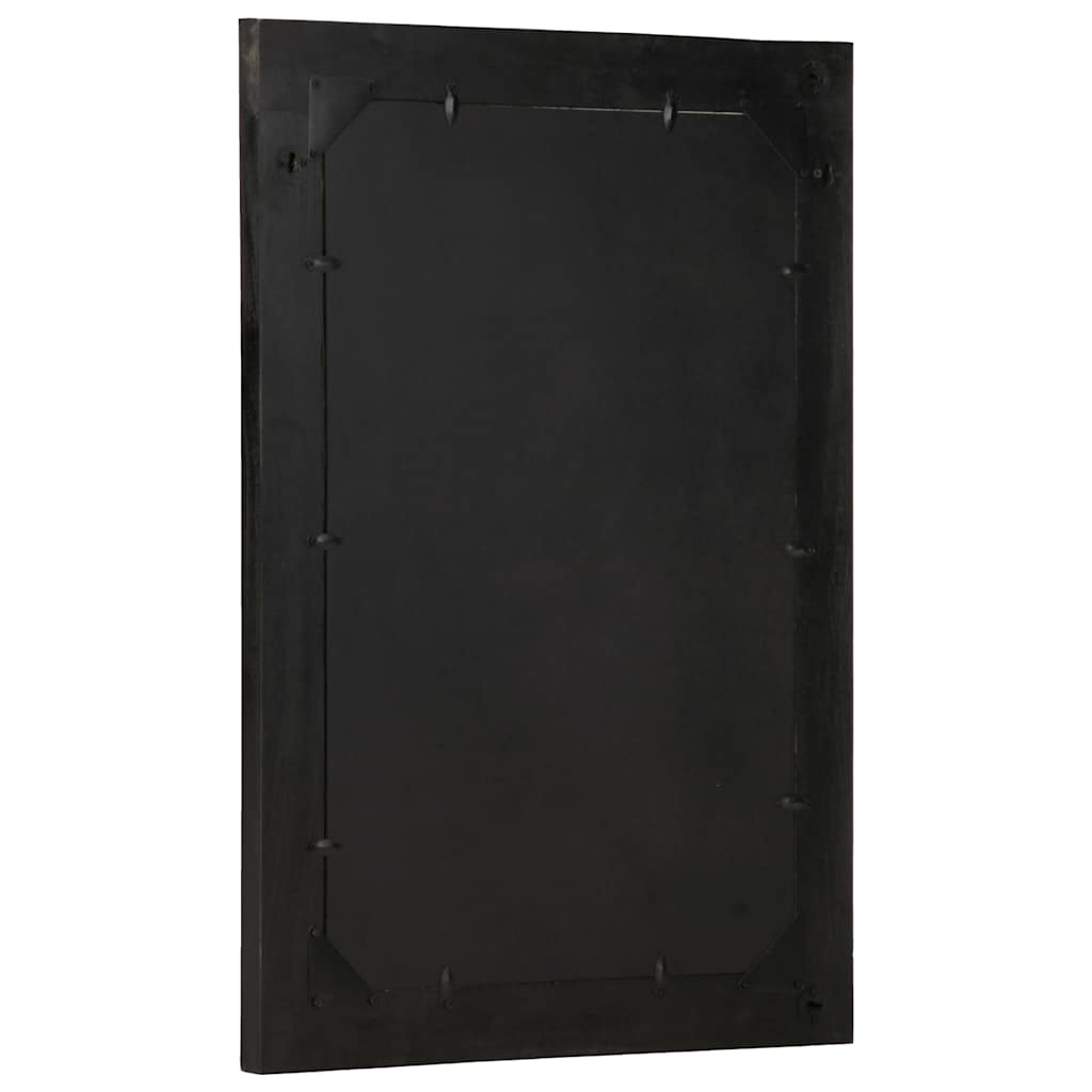 Kupaonsko ogledalo 50 x 70 x 2,5 cm masivno drvo manga i staklo