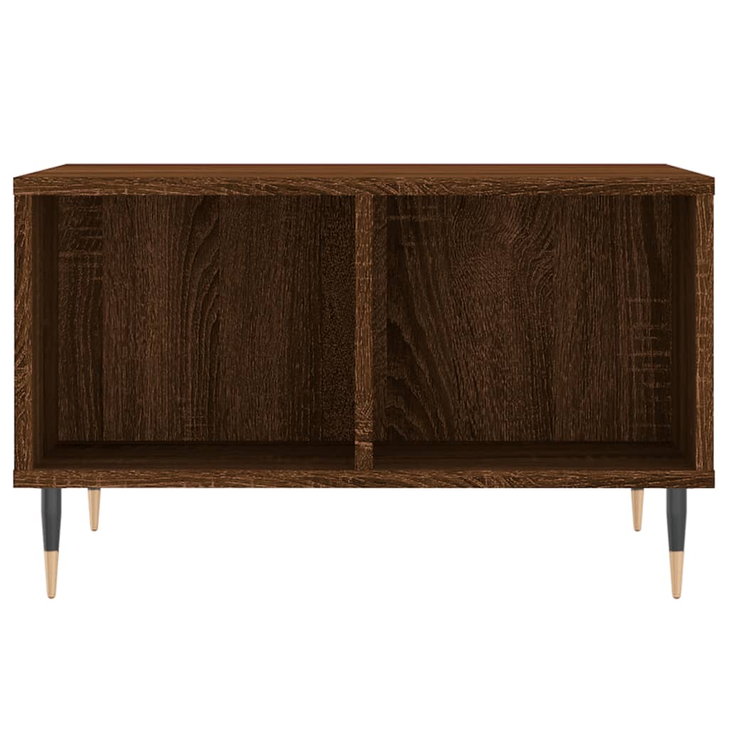 Stolić za kavu Smeđa hrasta 60x50x36,5 cm konstruirano drvo
