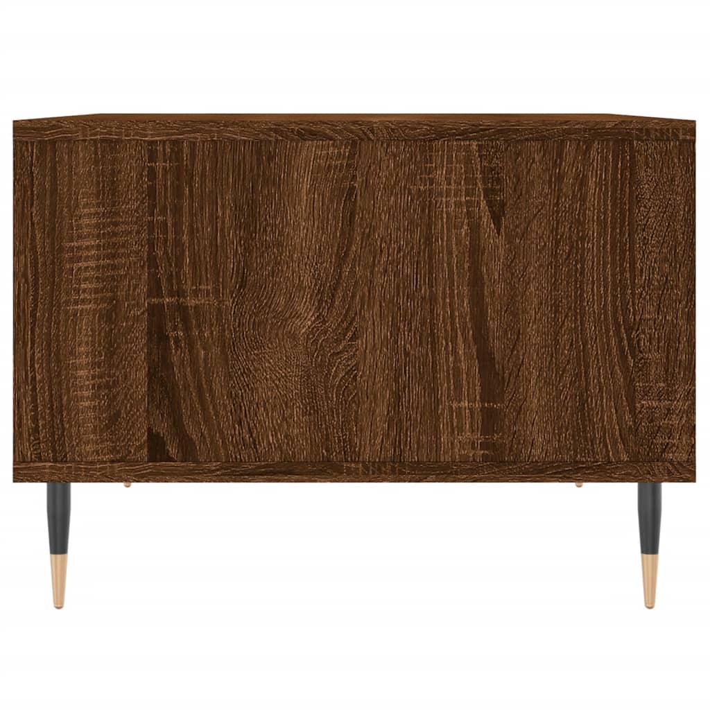 Stolić za kavu Smeđa hrasta 60x50x36,5 cm konstruirano drvo
