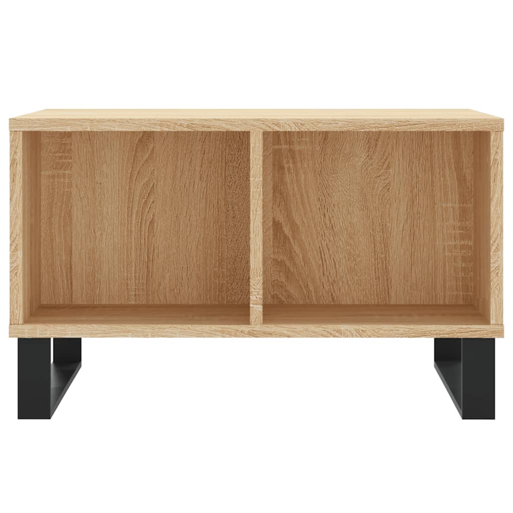 Stolić za kavu boja hrasta 60 x 50 x 36,5 cm konstruirano drvo
