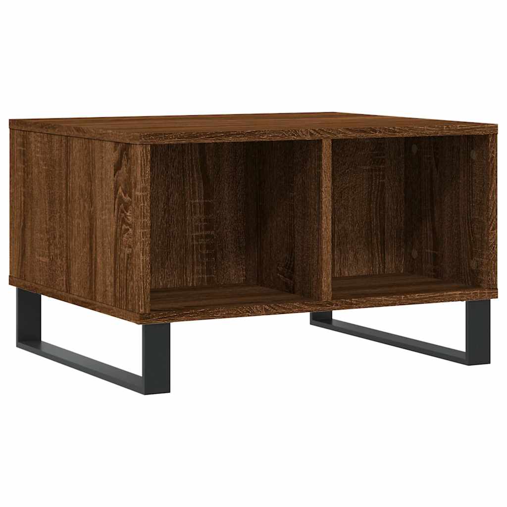 Stolić za kavu Smeđa hrasta 60x50x36,5 cm konstruirano drvo