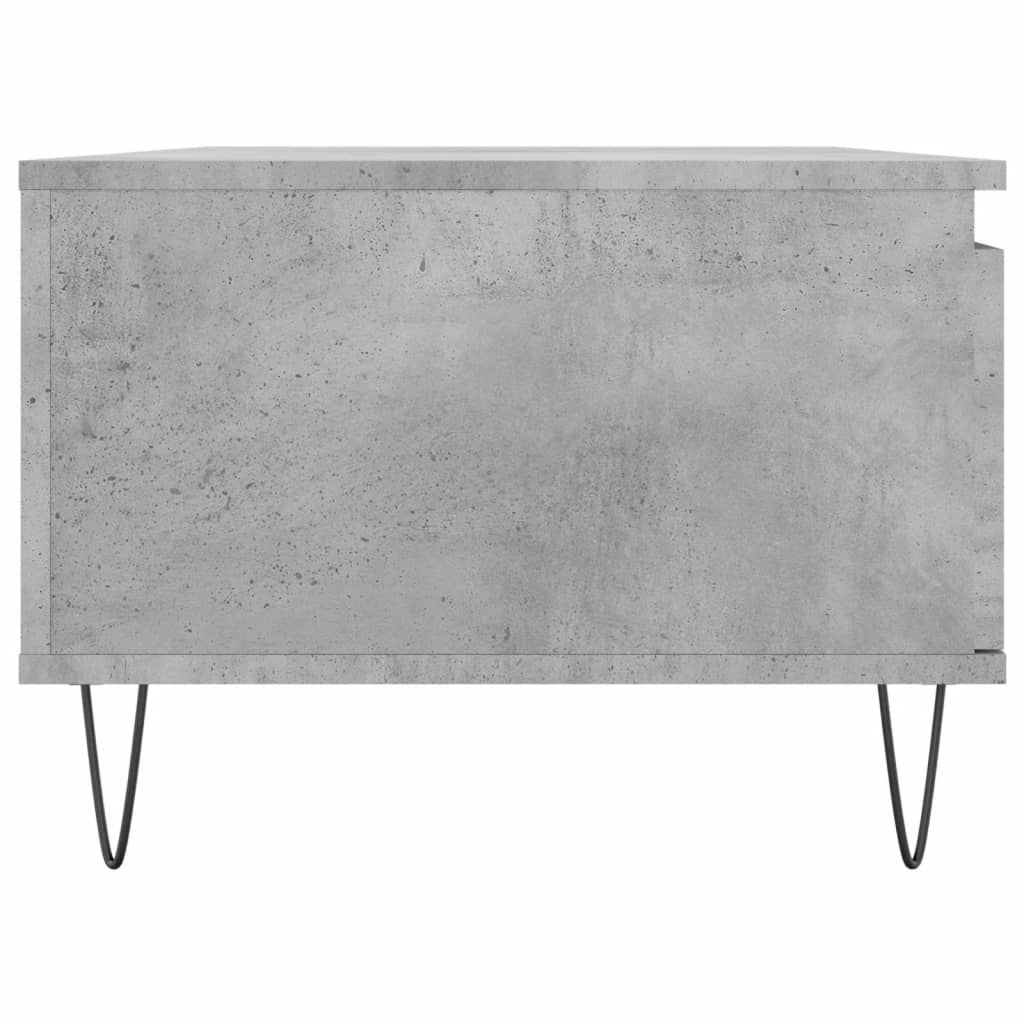 Stolić za kavu boja betona 90x50x36,5 cm konstruirano drvo