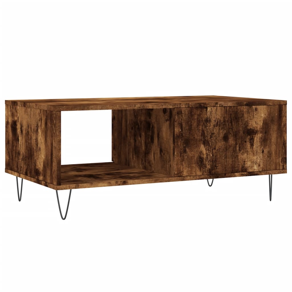 Stolić za kavu boja hrasta 90x50x36,5 cm konstruirano drvo