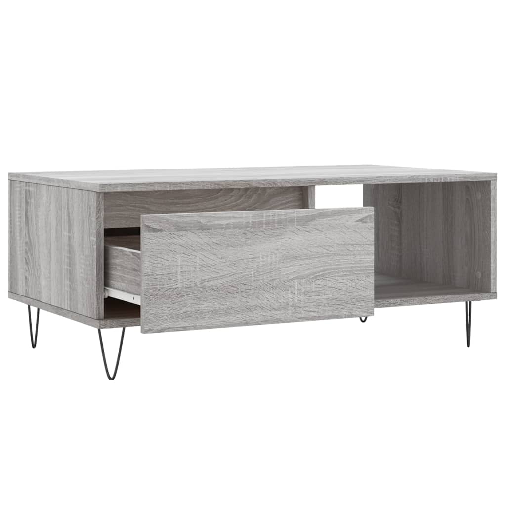 Stolić za kavu boja sivog hrasta 90x50x36,5cm konstruirano drvo