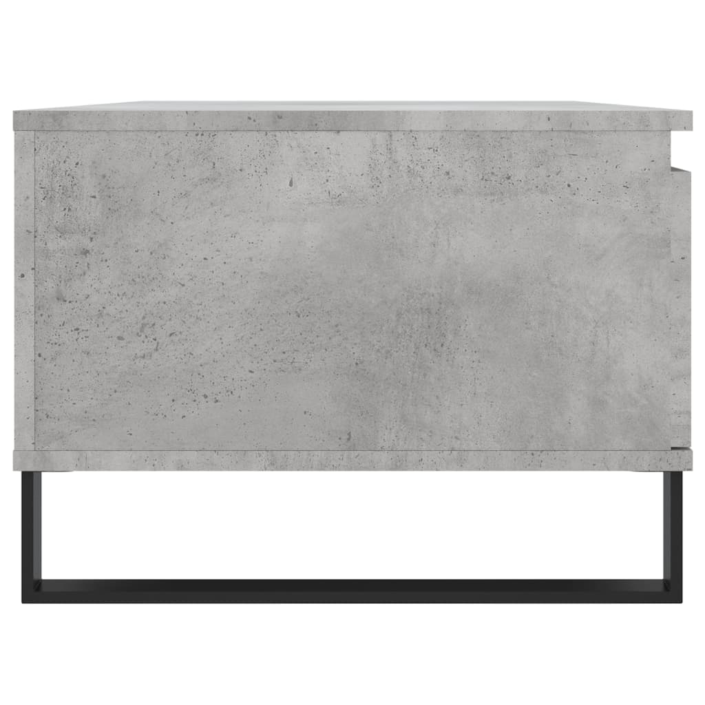 Stolić za kavu boja betona 90x50x36,5 cm konstruirano drvo