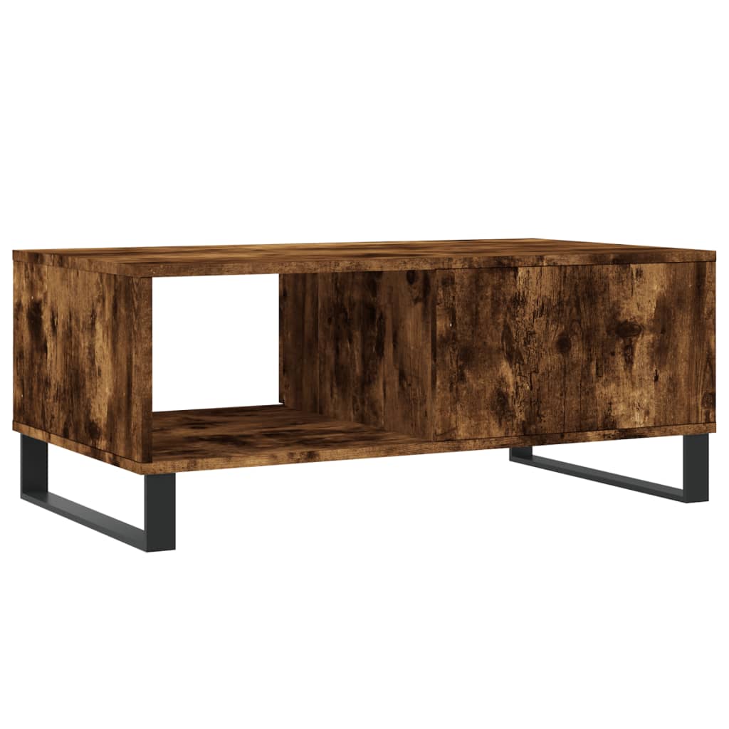 Stolić za kavu boja hrasta 90x50x36,5 cm konstruirano drvo