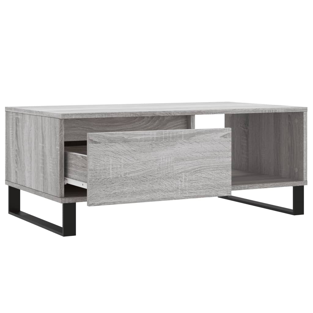 Stolić za kavu boja sivog hrasta 90x50x36,5cm konstruirano drvo