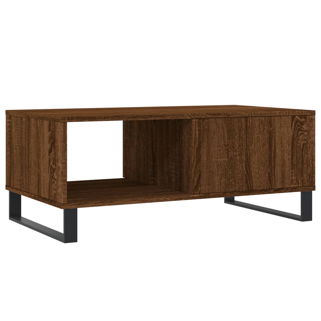 Stolić za kavu smeđa boja hrasta 90x50x36,5cm konstruirano drvo