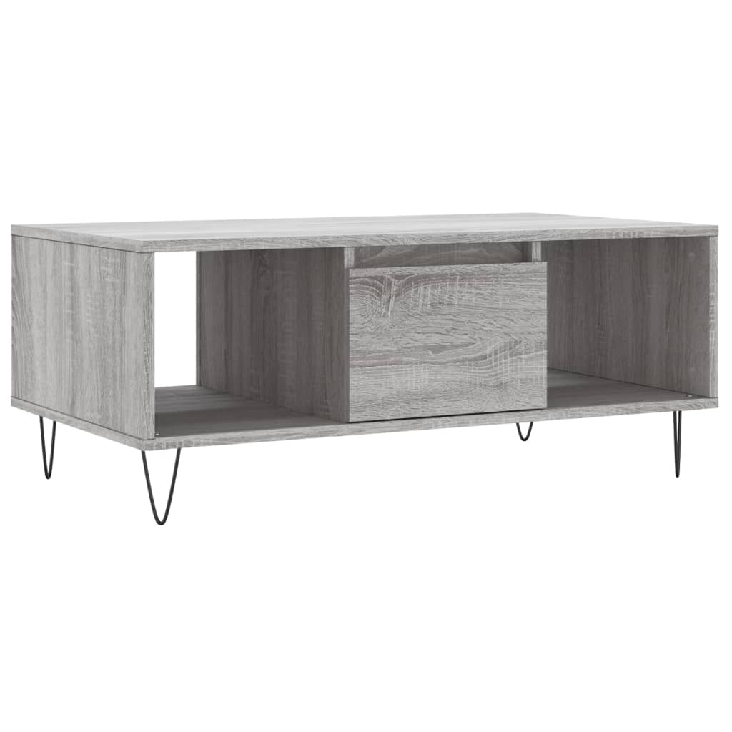 Stolić za kavu boja sivog hrasta 90x50x36,5cm konstruirano drvo