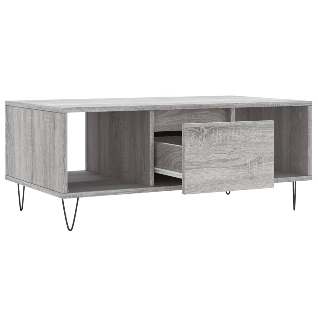 Stolić za kavu boja sivog hrasta 90x50x36,5cm konstruirano drvo