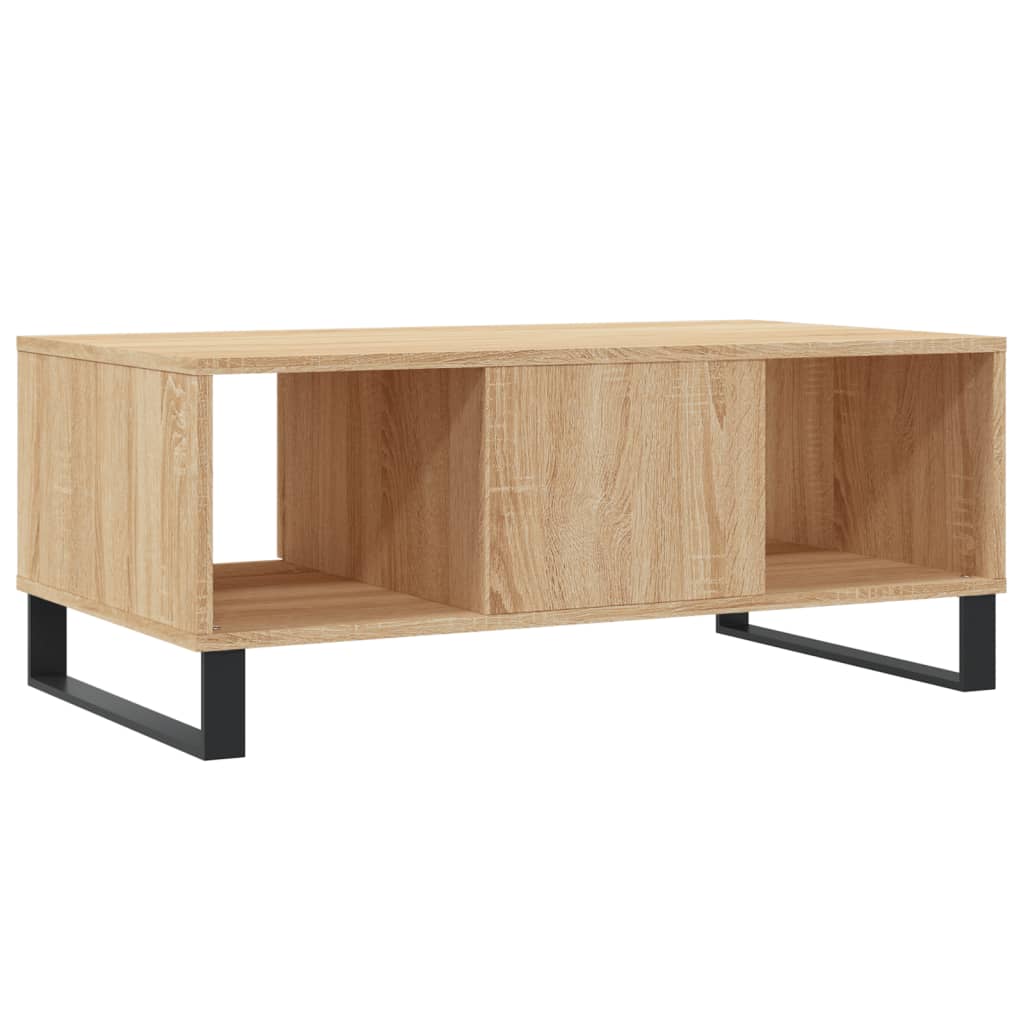 Stolić za kavu boja hrasta 90x50x36,5 cm konstruirano drvo
