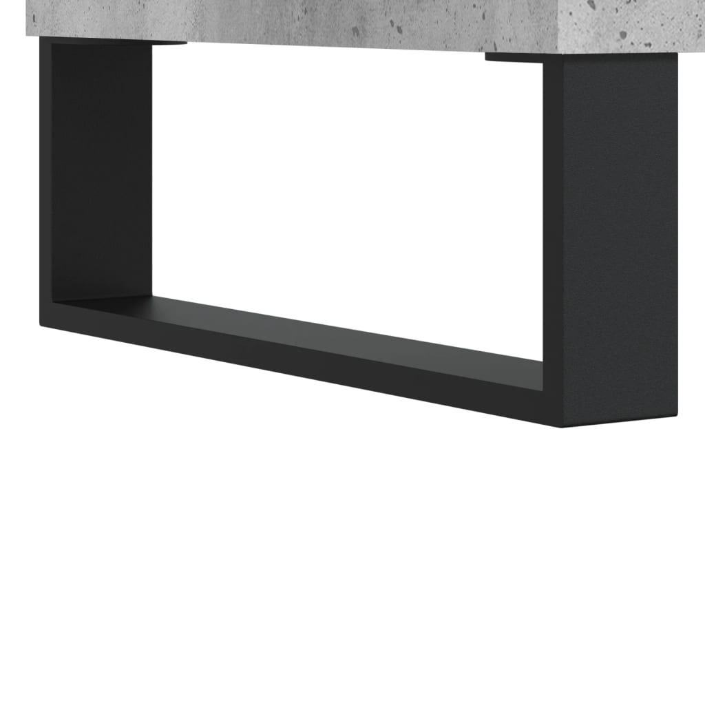 Stolić za kavu boja betona 90x50x36,5 cm konstruirano drvo