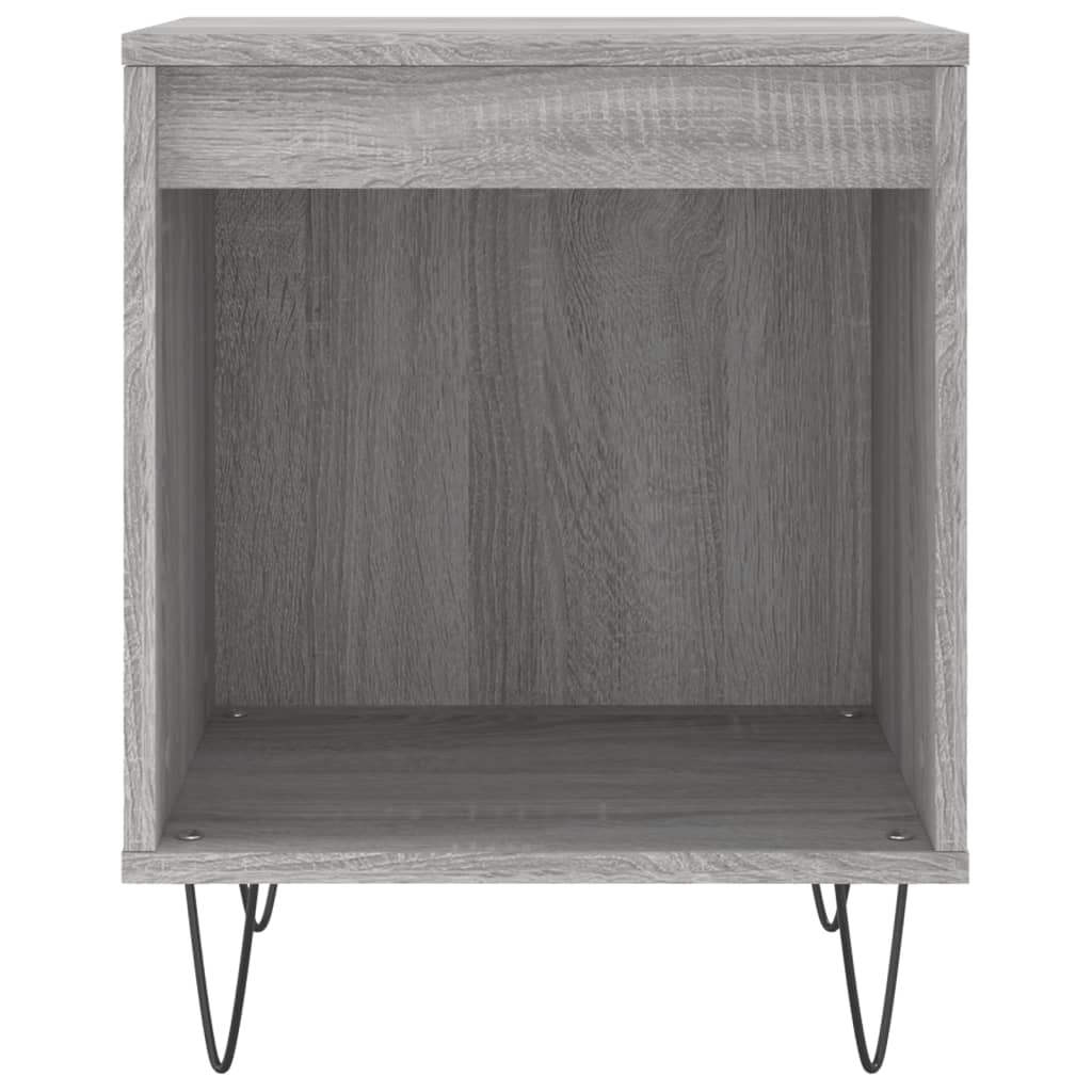 Noćni ormarići 2 kom boja hrasta 40x35x50 cm konstruirano drvo
