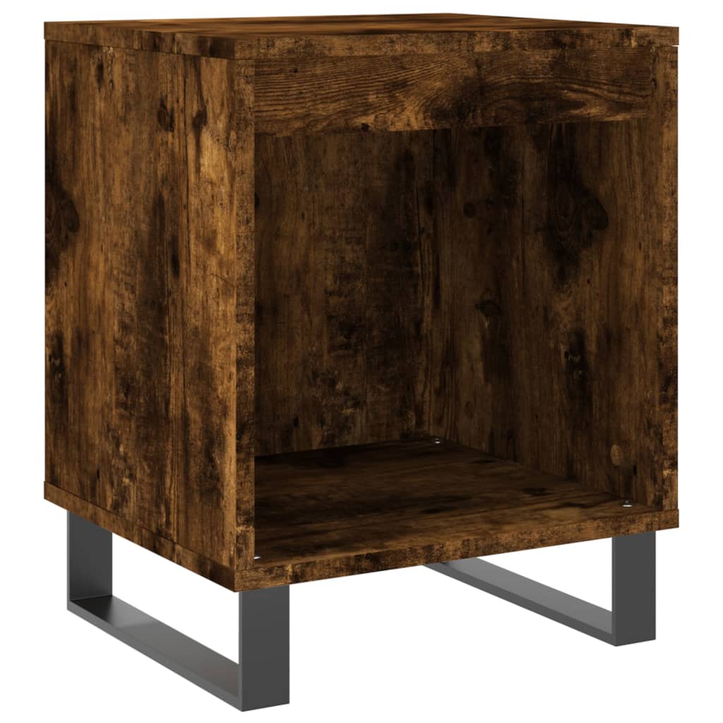 Noćni ormarići 2 kom boja hrasta 40x35x50 cm konstruirano drvo