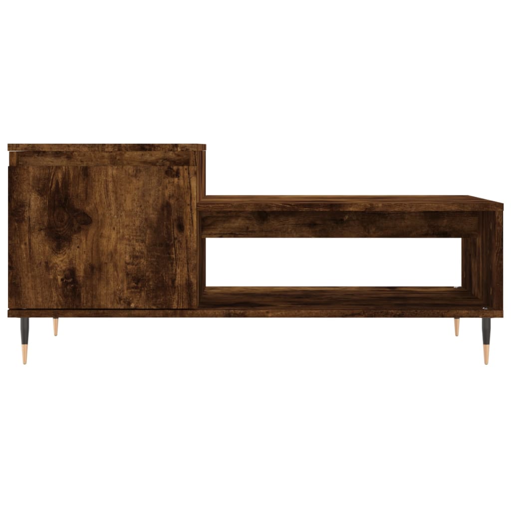 Stolić za kavu boja hrasta 100x50x45 cm konstruirano drvo