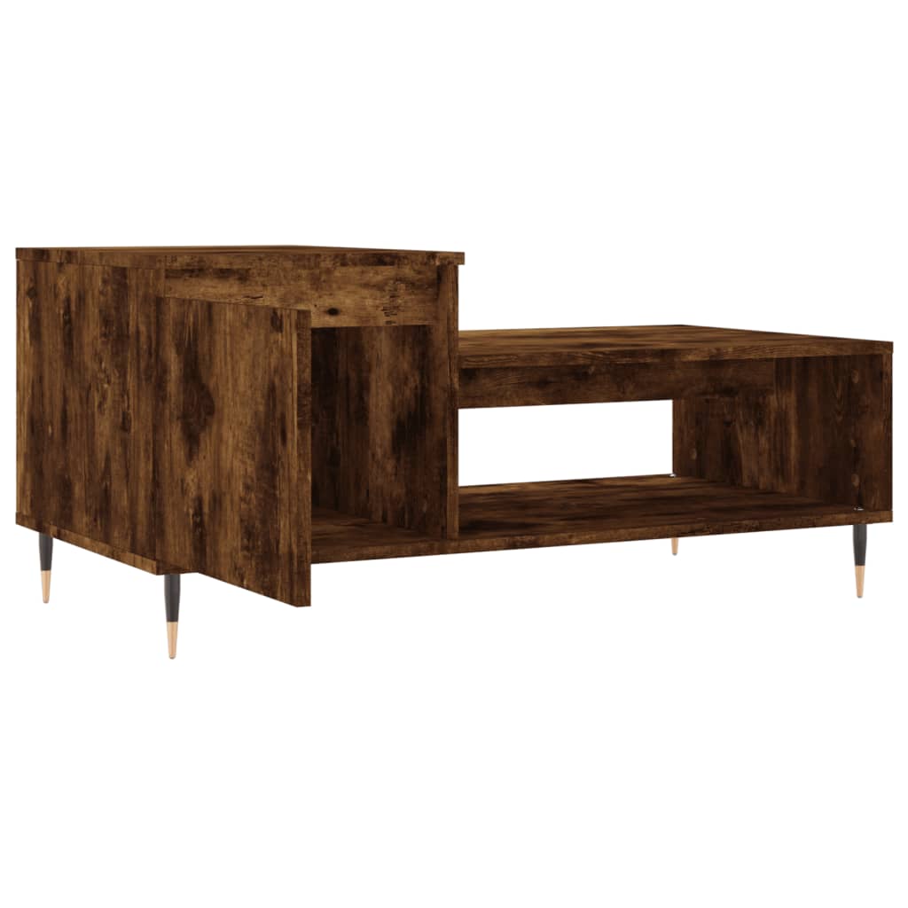 Stolić za kavu boja hrasta 100x50x45 cm konstruirano drvo