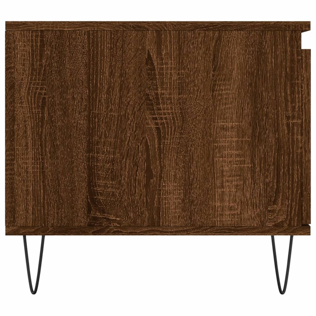 Stolić za kavu boja hrasta 100 x 50 x 45 cm konstruirano drvo