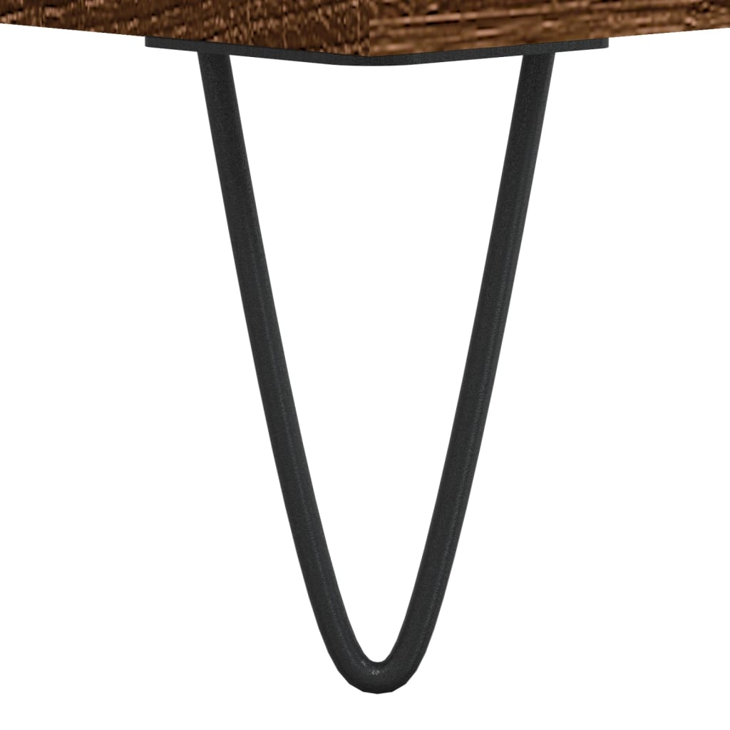 Stolić za kavu boja hrasta 100 x 50 x 45 cm konstruirano drvo