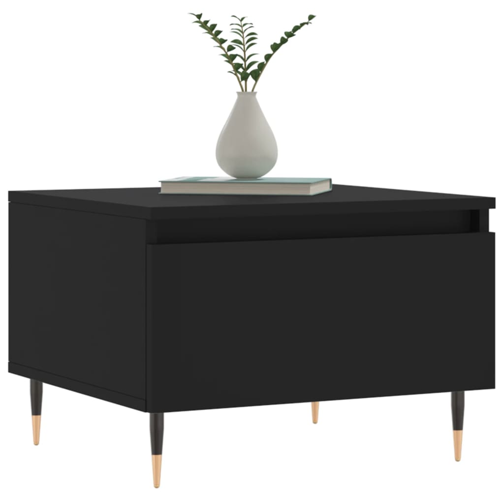 Stolići za kavu 2 kom crni 50 x 46 x 35 cm konstruirano drvo