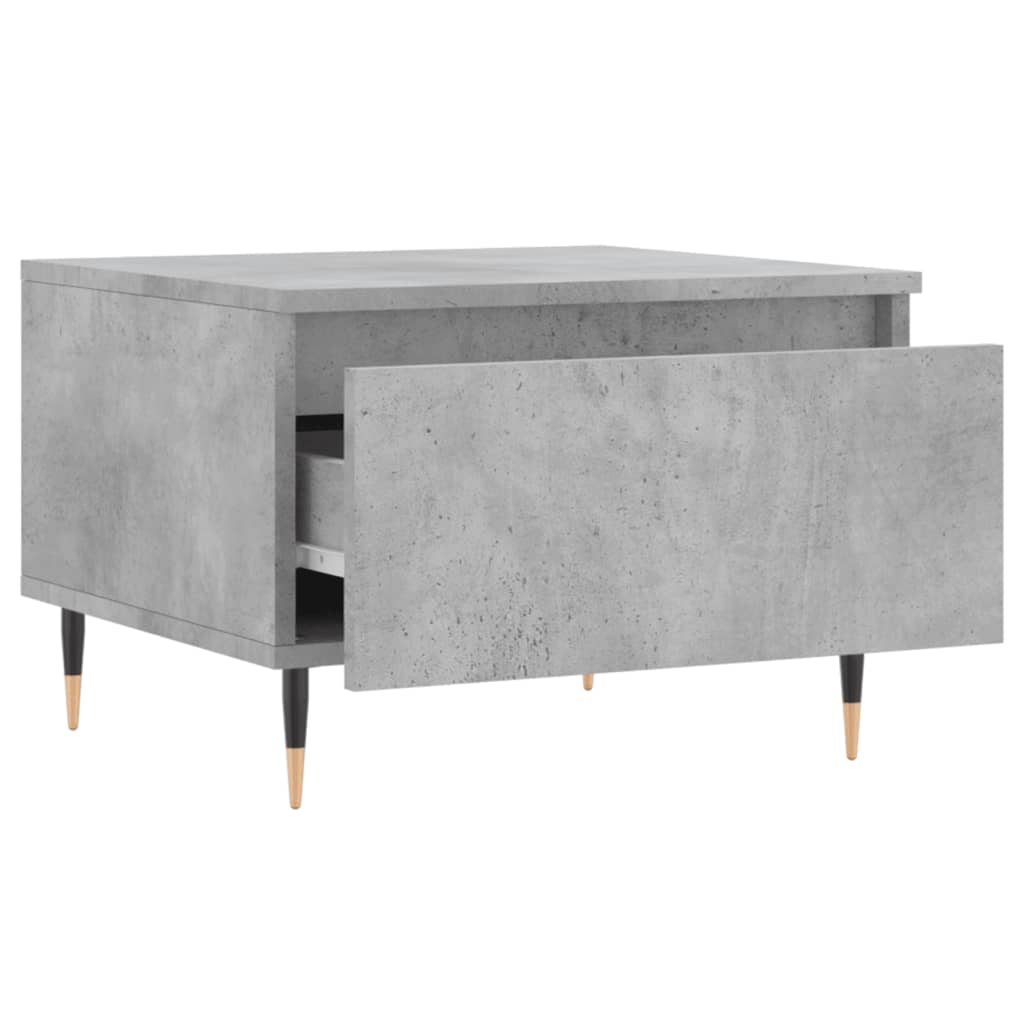 Stolići za kavu 2 kom boja betona 50x46x35 cm konstruirano drvo