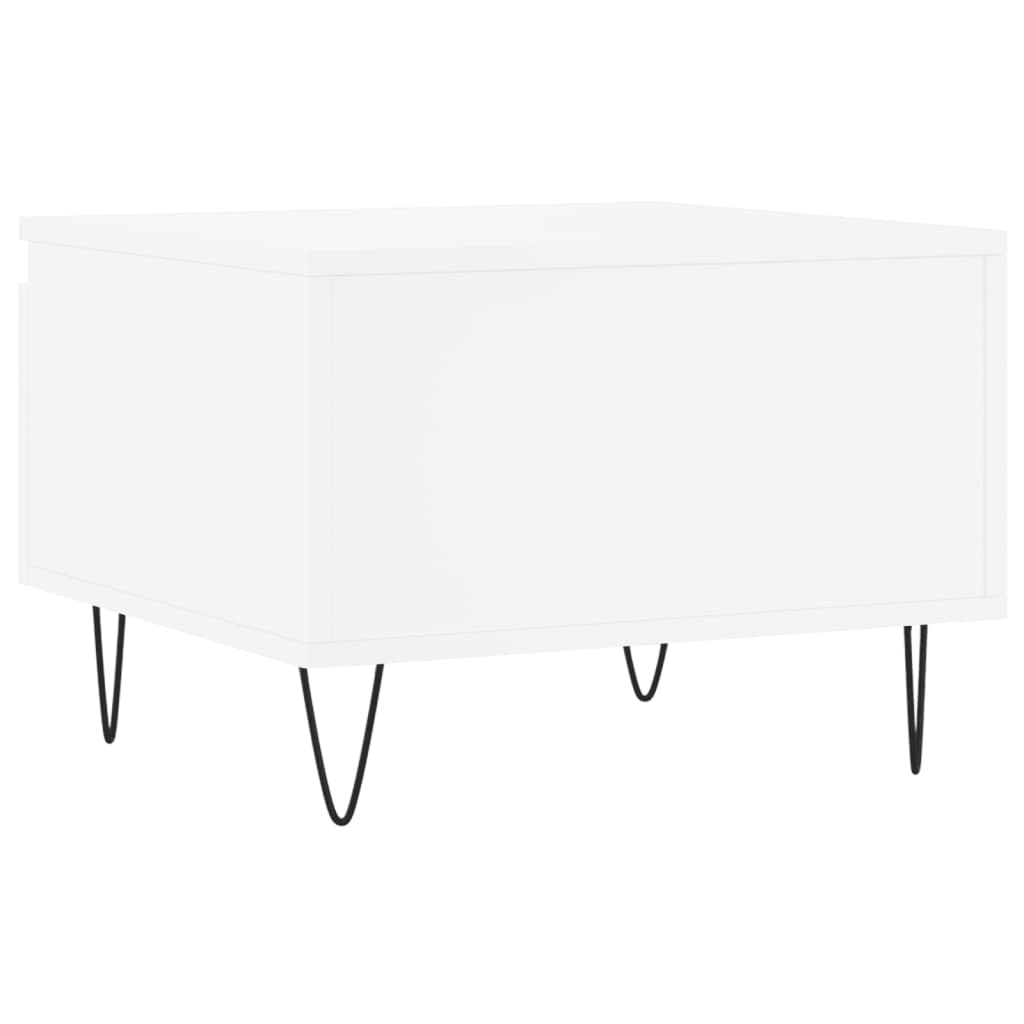 Stolići za kavu 2 kom bijeli 50 x 46 x 35 cm konstruirano drvo
