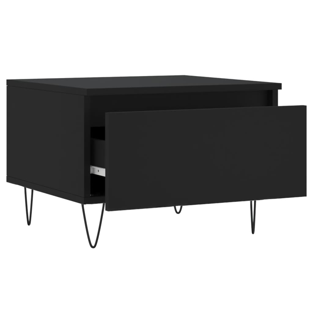 Stolići za kavu 2 kom crni 50 x 46 x 35 cm konstruirano drvo