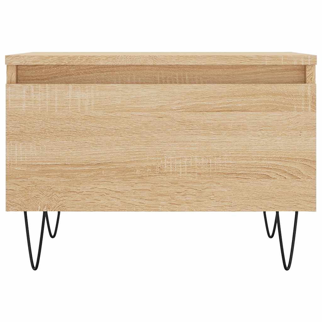 Stolići za kavu 2 kom boja hrasta 50x46x35 cm konstruirano drvo