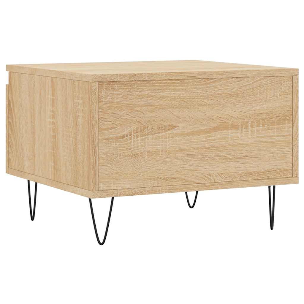 Stolići za kavu 2 kom boja hrasta 50x46x35 cm konstruirano drvo