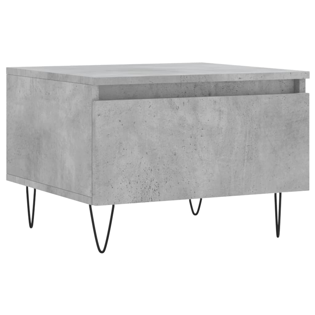 Stolići za kavu 2 kom boja betona 50x46x35 cm konstruirano drvo