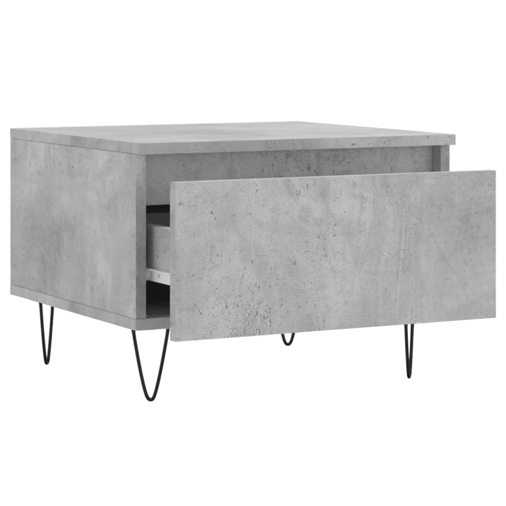 Stolići za kavu 2 kom boja betona 50x46x35 cm konstruirano drvo