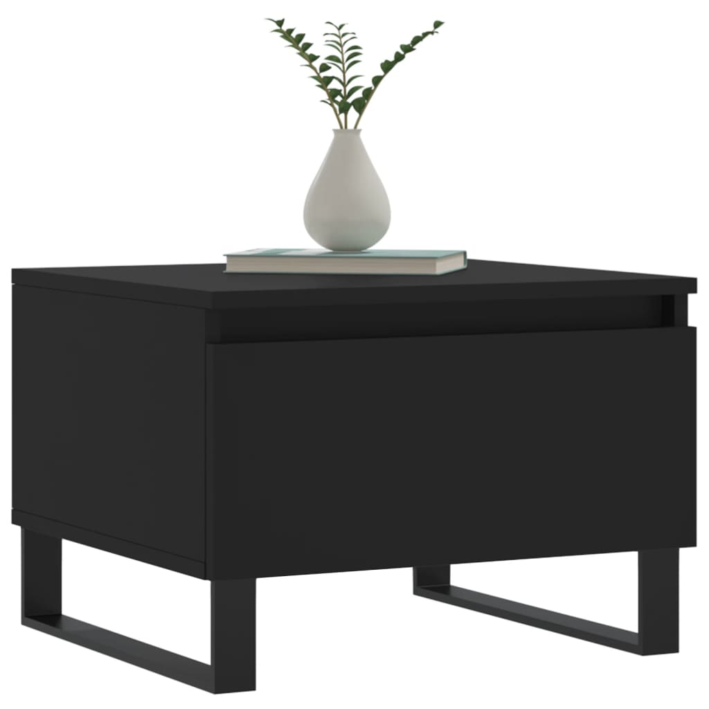 Stolići za kavu 2 kom crni 50 x 46 x 35 cm konstruirano drvo