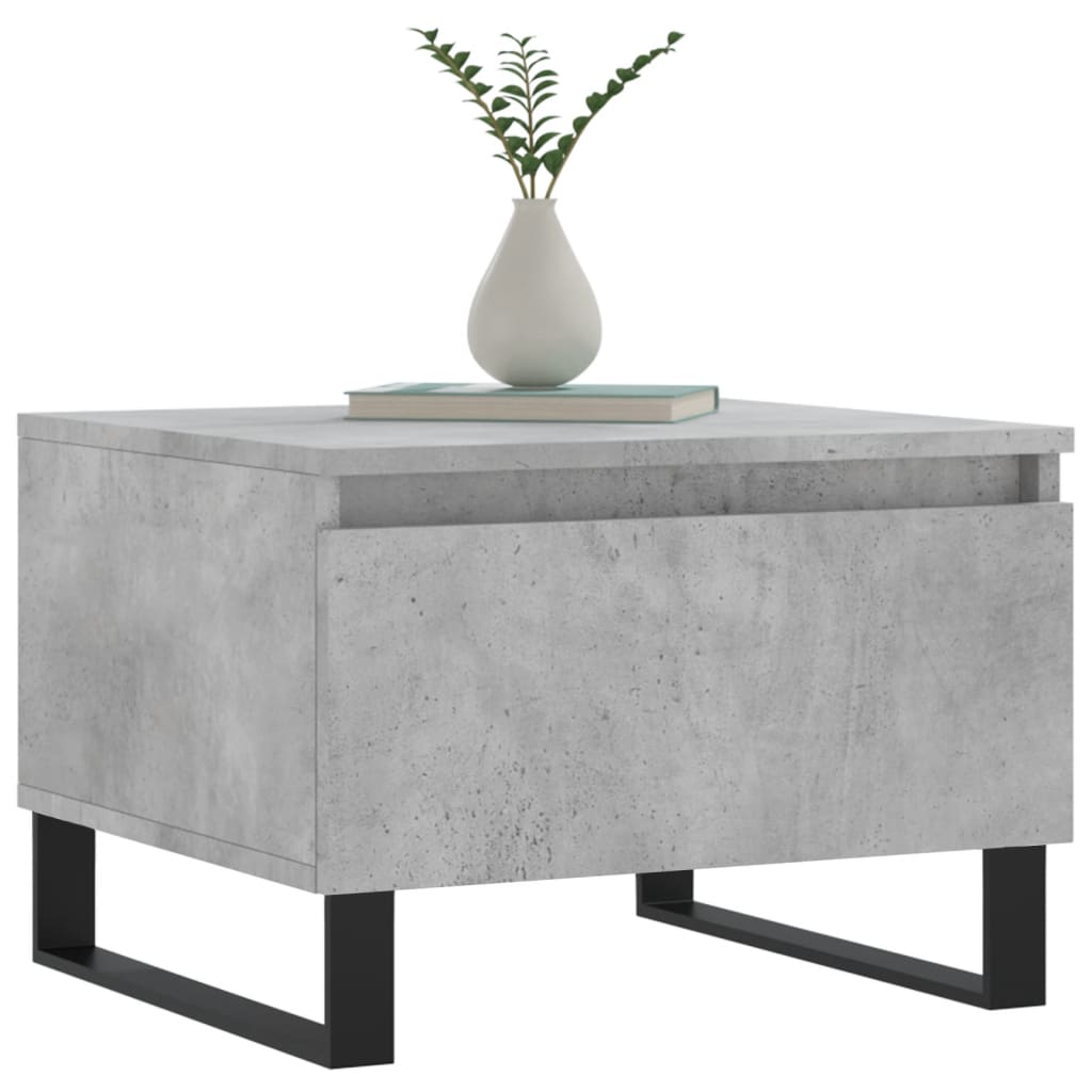 Stolići za kavu 2 kom boja betona 50x46x35 cm konstruirano drvo