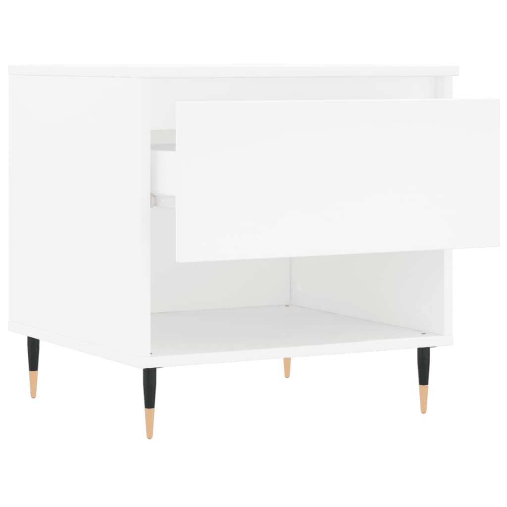 Stolići za kavu 2 kom bijeli 50x46x50 cm od konstruiranog drva