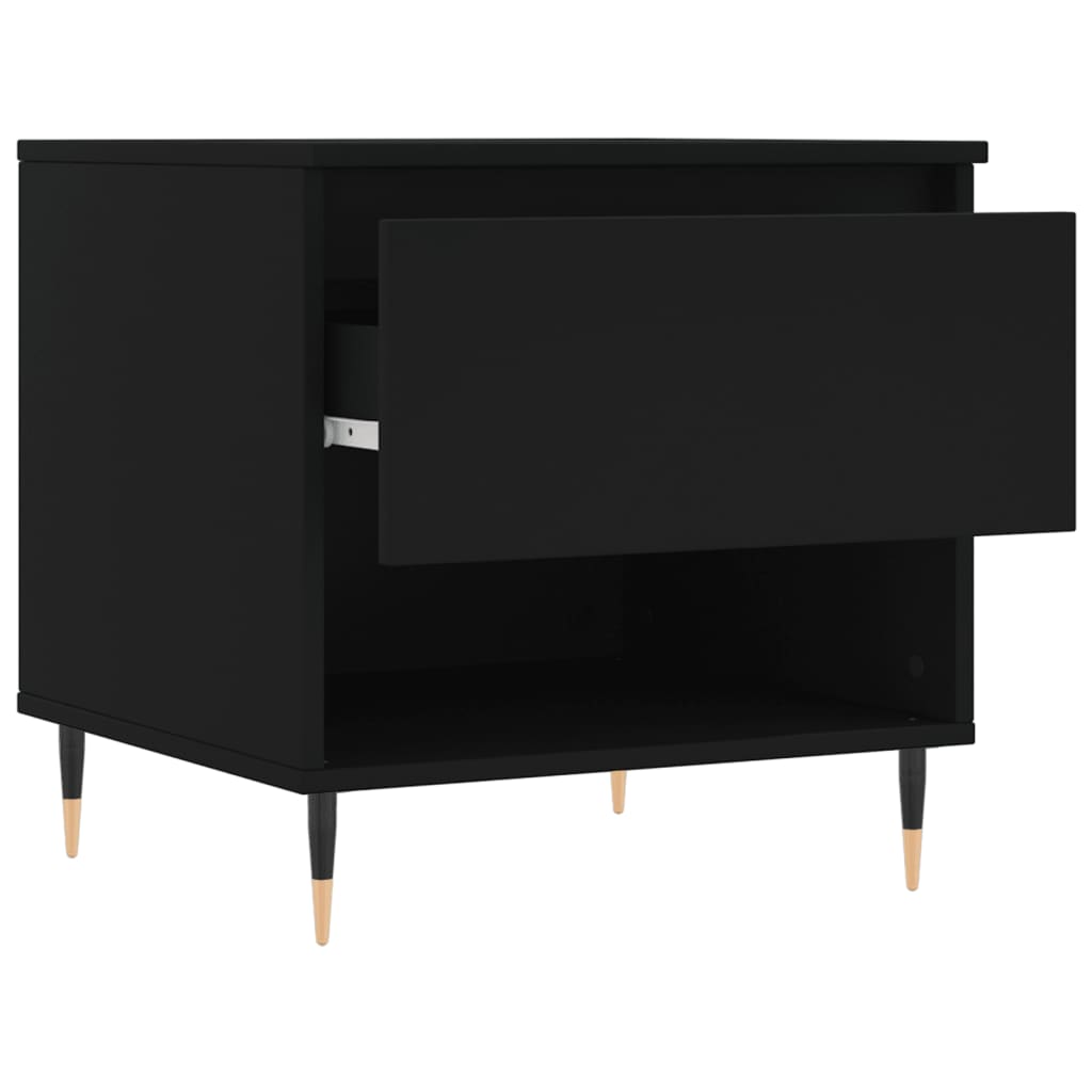 Stolić za kavu crni 50 x 46 x 50 cm od konstruiranog drva