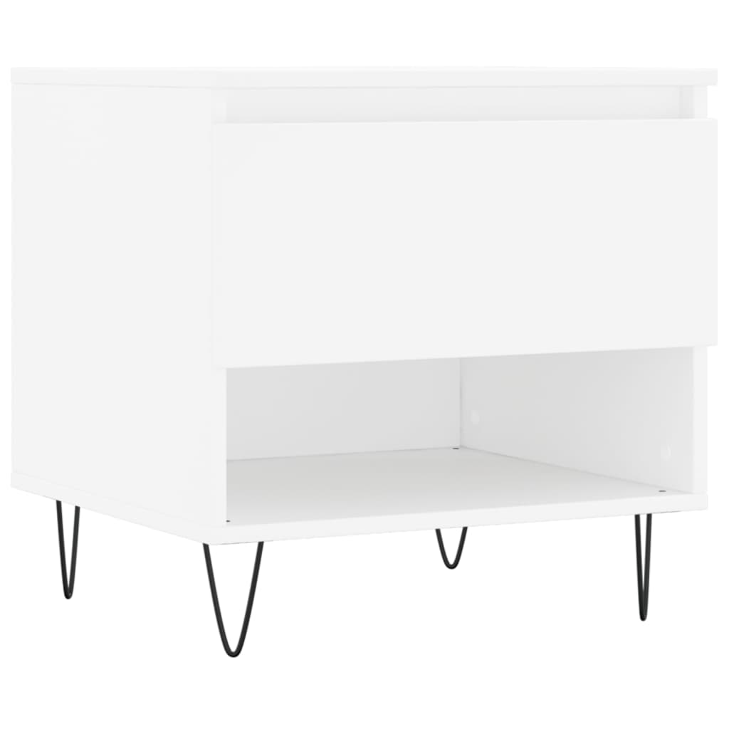 Stolići za kavu 2 kom bijeli 50x46x50 cm od konstruiranog drva