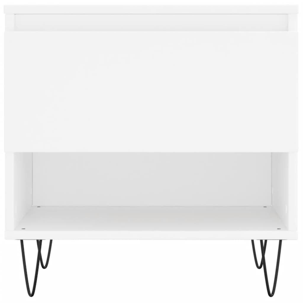 Stolići za kavu 2 kom bijeli 50x46x50 cm od konstruiranog drva