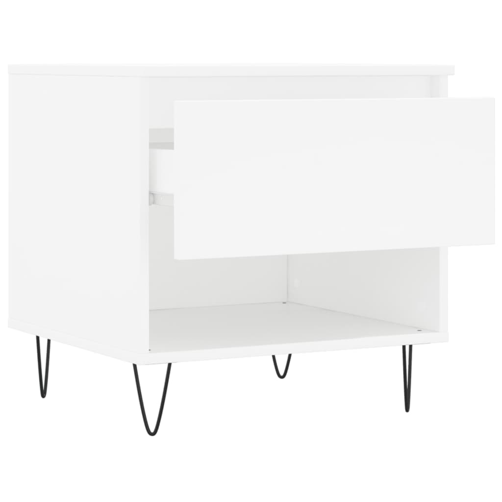 Stolići za kavu 2 kom bijeli 50x46x50 cm od konstruiranog drva