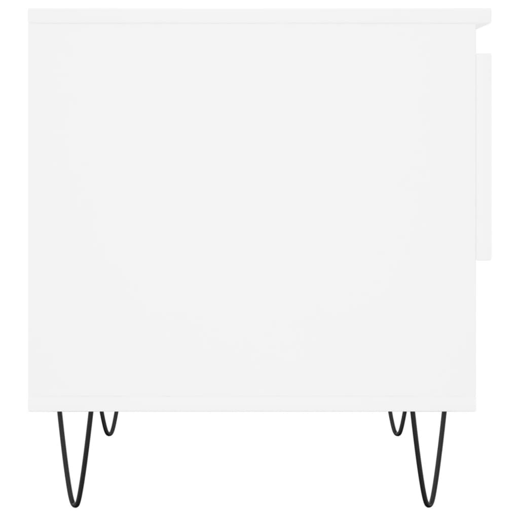 Stolići za kavu 2 kom bijeli 50x46x50 cm od konstruiranog drva