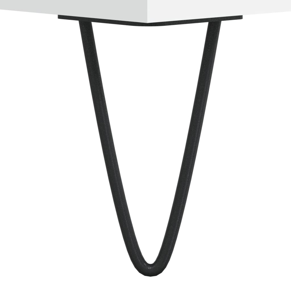 Stolići za kavu 2 kom bijeli 50x46x50 cm od konstruiranog drva