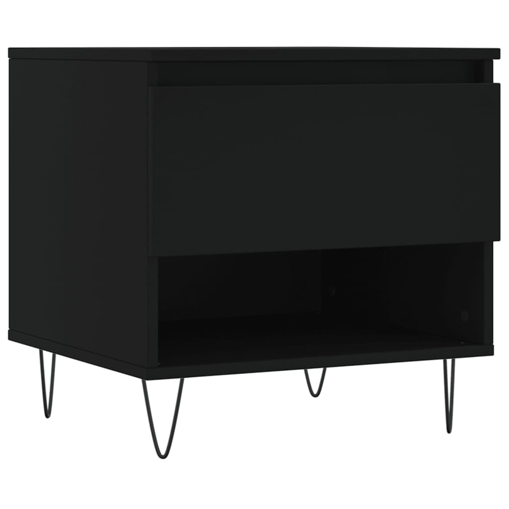 Stolići za kavu 2 kom crni 50x46x50 cm od konstruiranog drva
