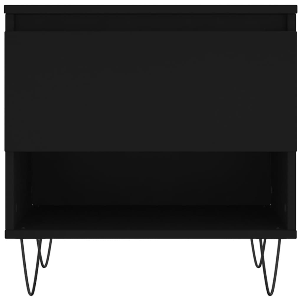 Stolići za kavu 2 kom crni 50x46x50 cm od konstruiranog drva