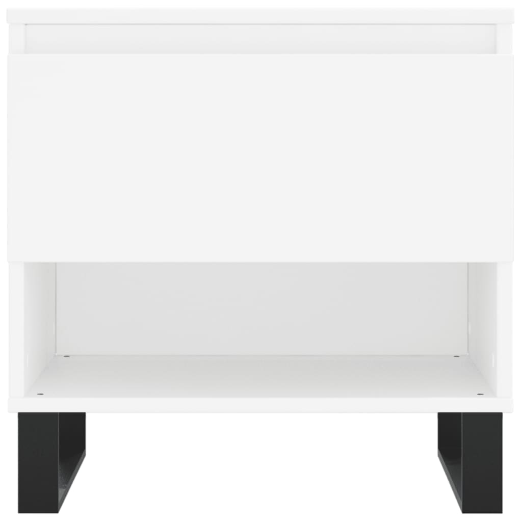 Stolići za kavu 2 kom bijeli 50x46x50 cm od konstruiranog drva