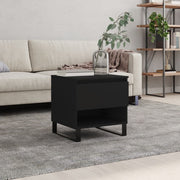 Stolić za kavu crni 50 x 46 x 50 cm od konstruiranog drva
