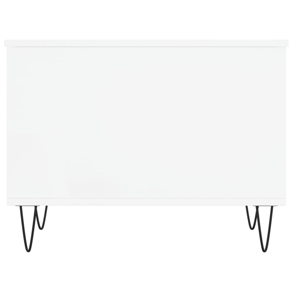 Stolić za kavu bijeli 60 x 44,5 x 45 cm od konstruiranog drva