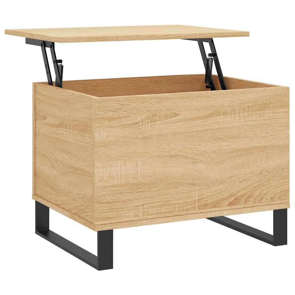 Stolić za kavu boja hrasta 60 x 44,5 x 45 cm konstruirano drvo