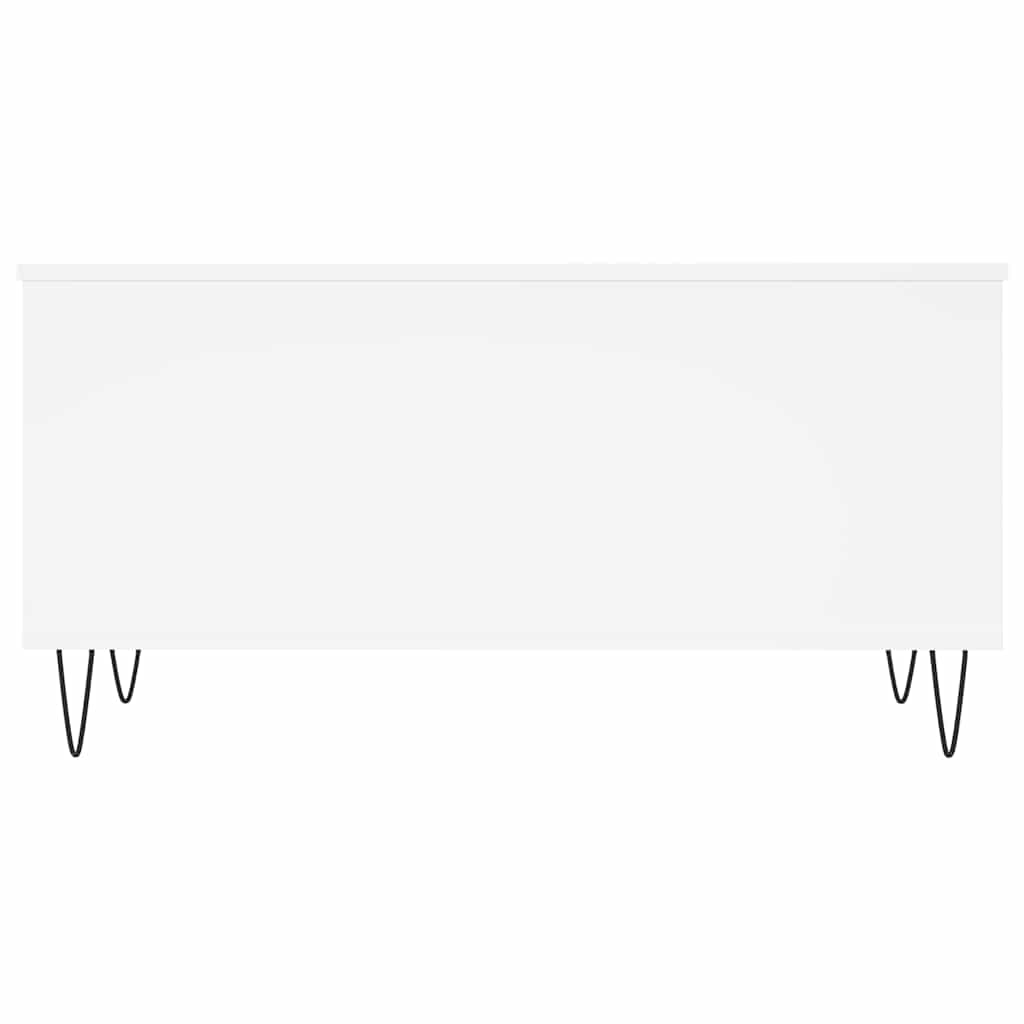 Stolić za kavu bijeli 90 x 44,5 x 45 cm od konstruiranog drva